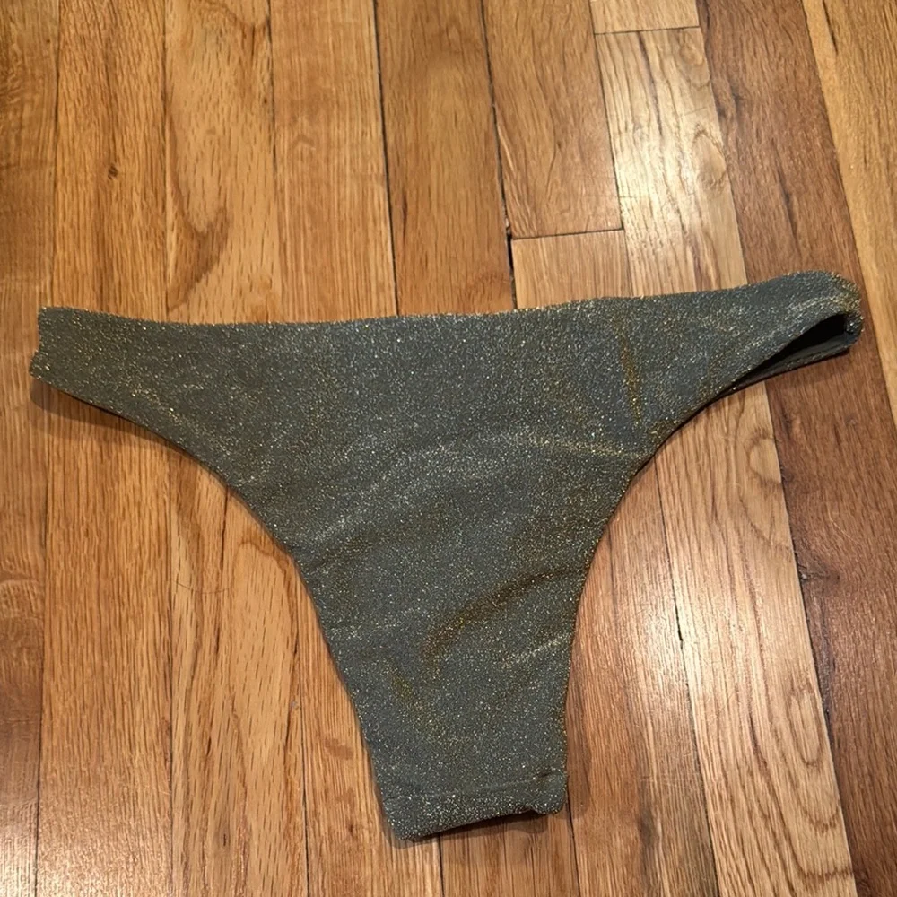 Aerie Glittery Olive Bralette - Picture 7 of 7